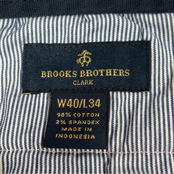 Brooks Brothers Dark Pink Garment-Dyed Stretch Chinos - Picture 8 of 14